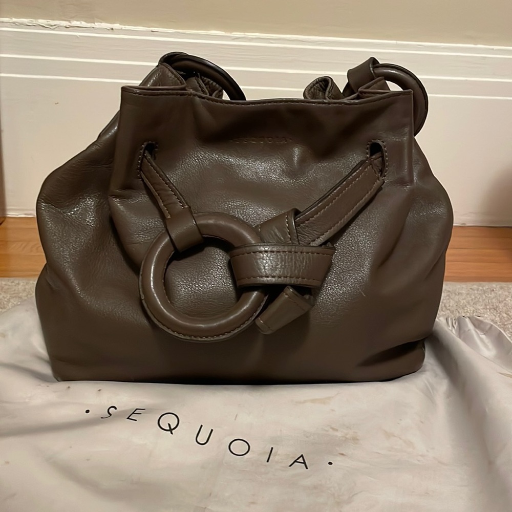 Sequoia leather shoulder bag